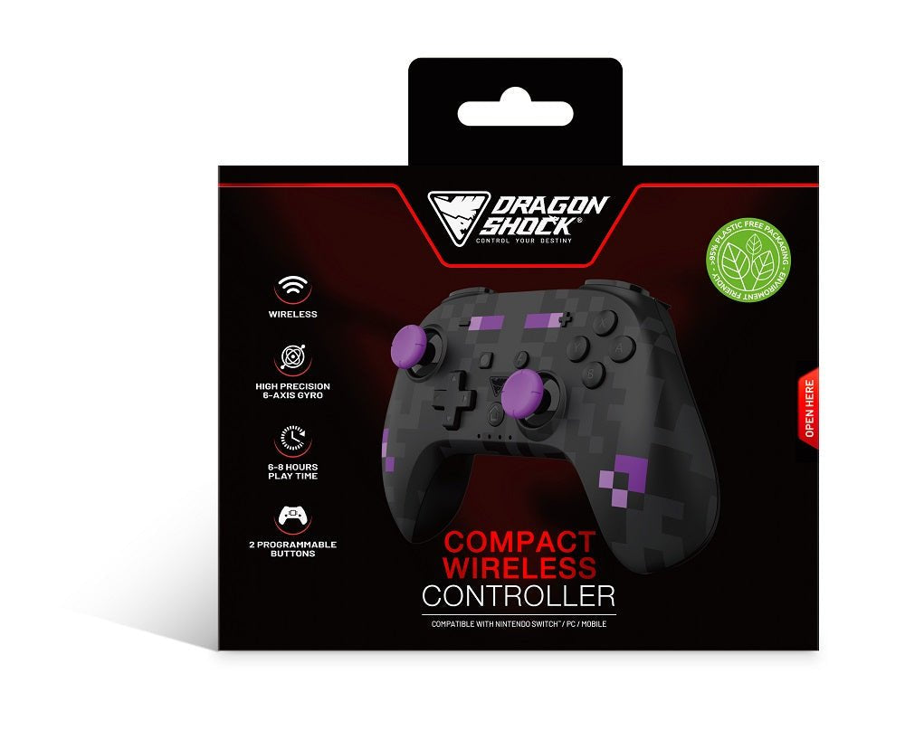Dragonshock Controller Poptop Wireless Cubes Switch Negro