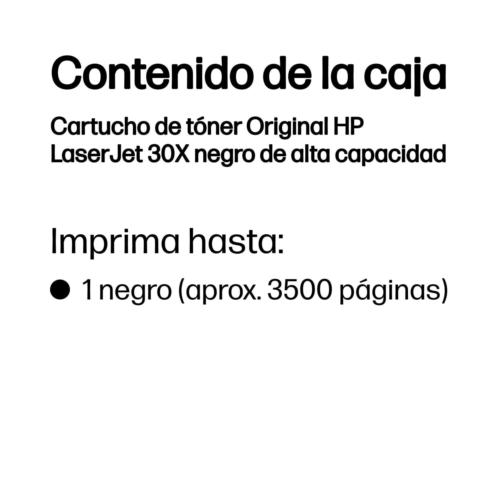 EAN 0889894797469 - HP 30X High Yield Black Original LaserJet Toner Cartridge cartucho de tóner 1 pieza(s) imagen 3