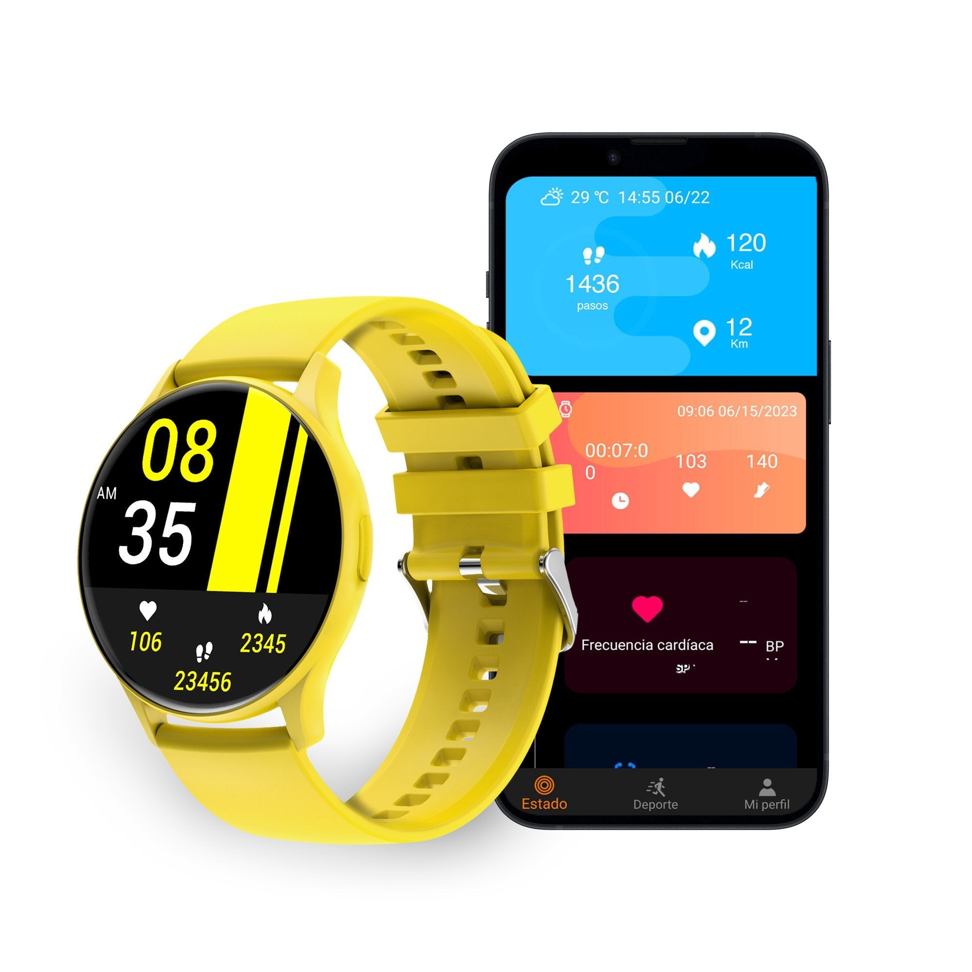 Ksix Core Smartwatch - Pantalla Amoled 1,43? - Autonomia 5 Dias - Modos Deporte Y Salud, Llamadas, Asistentes De Voz -