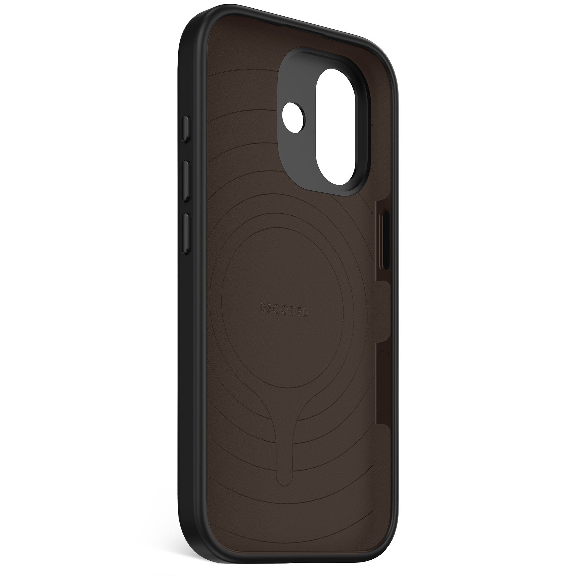 Decoded Antimicrobial Silicone Backcover Iphone 17 Phantom Blk
