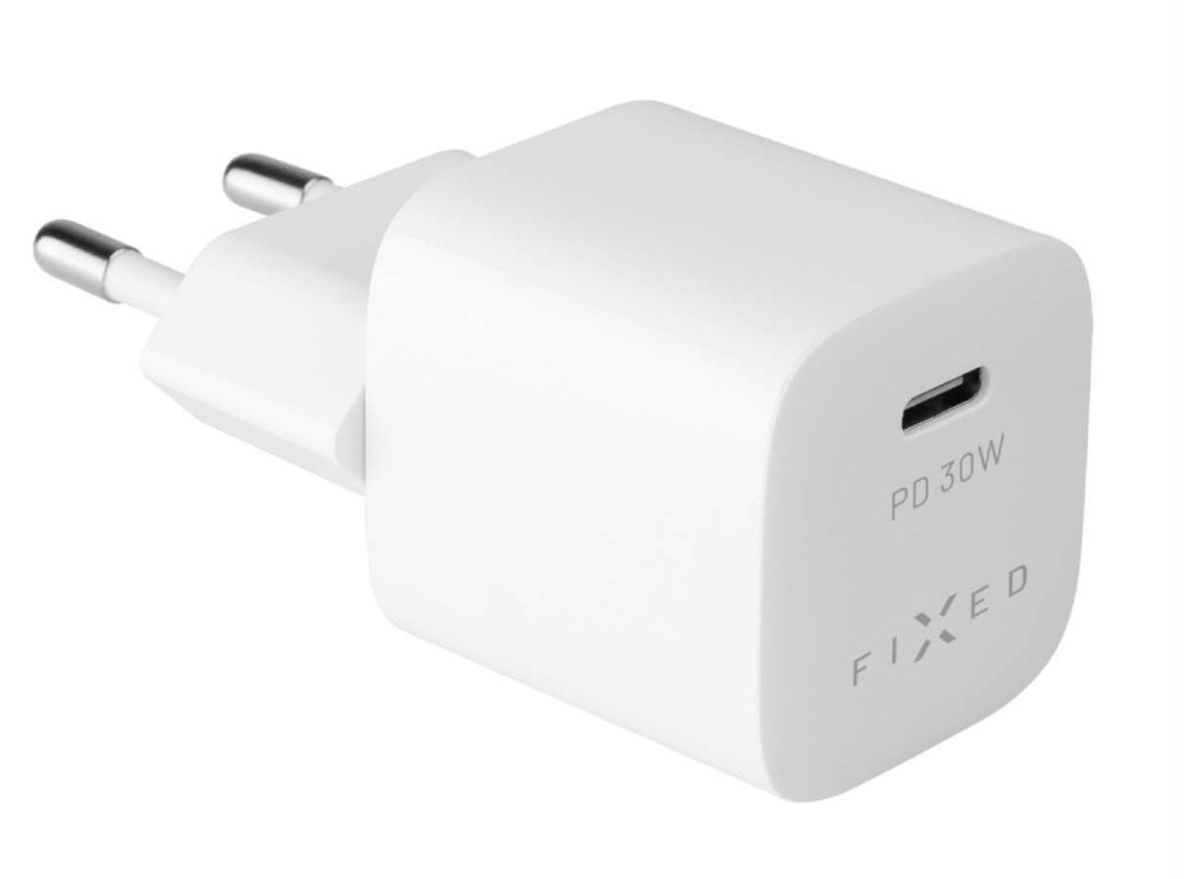 EAN 8591680139262 - FIXED FIXC30M-C-WH cargador de dispositivo móvil Portátil, Smartphone, Tableta Blanco Corriente alterna C imagen 1