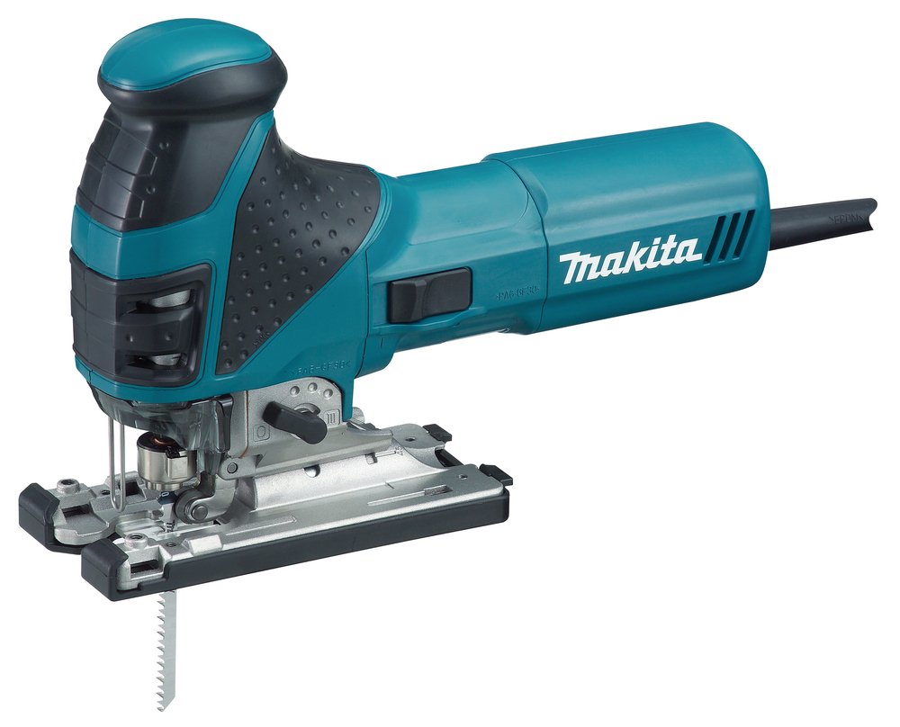 Sierra Caladora Makita 4351fctjb Negra Con Empuñadura De Barril