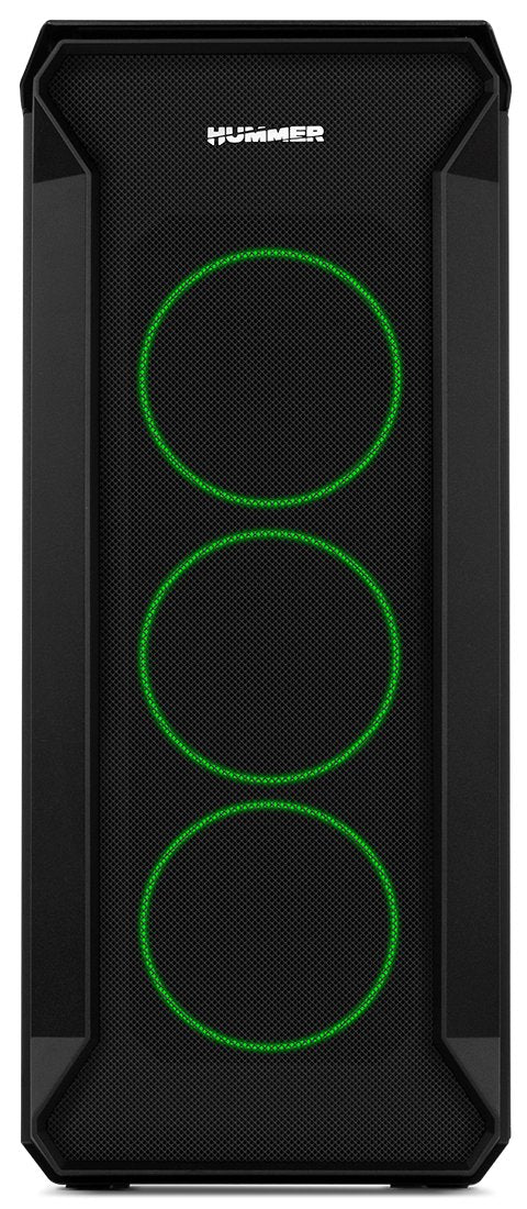 Caja Pc Nox Atx Hummer Quantum 1xusb3.0 2xusb2.0 Negro Argb