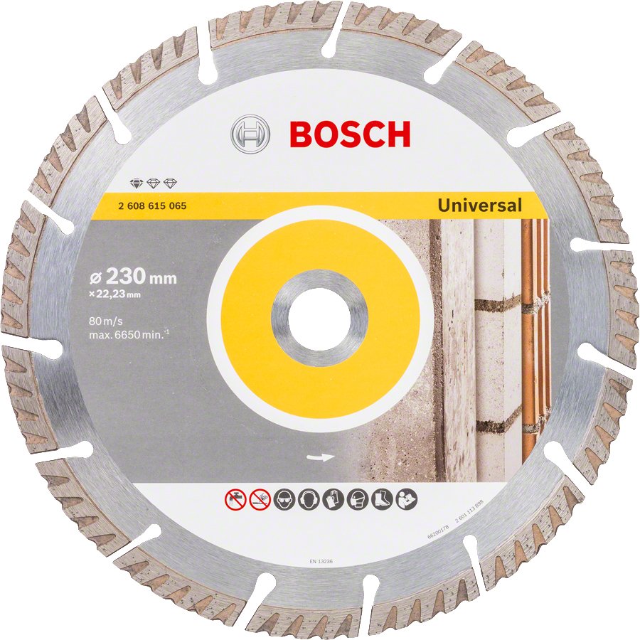 Bosch Disco De Corte De Diamante Estándar Para Universal, 150 Mm 2608615061