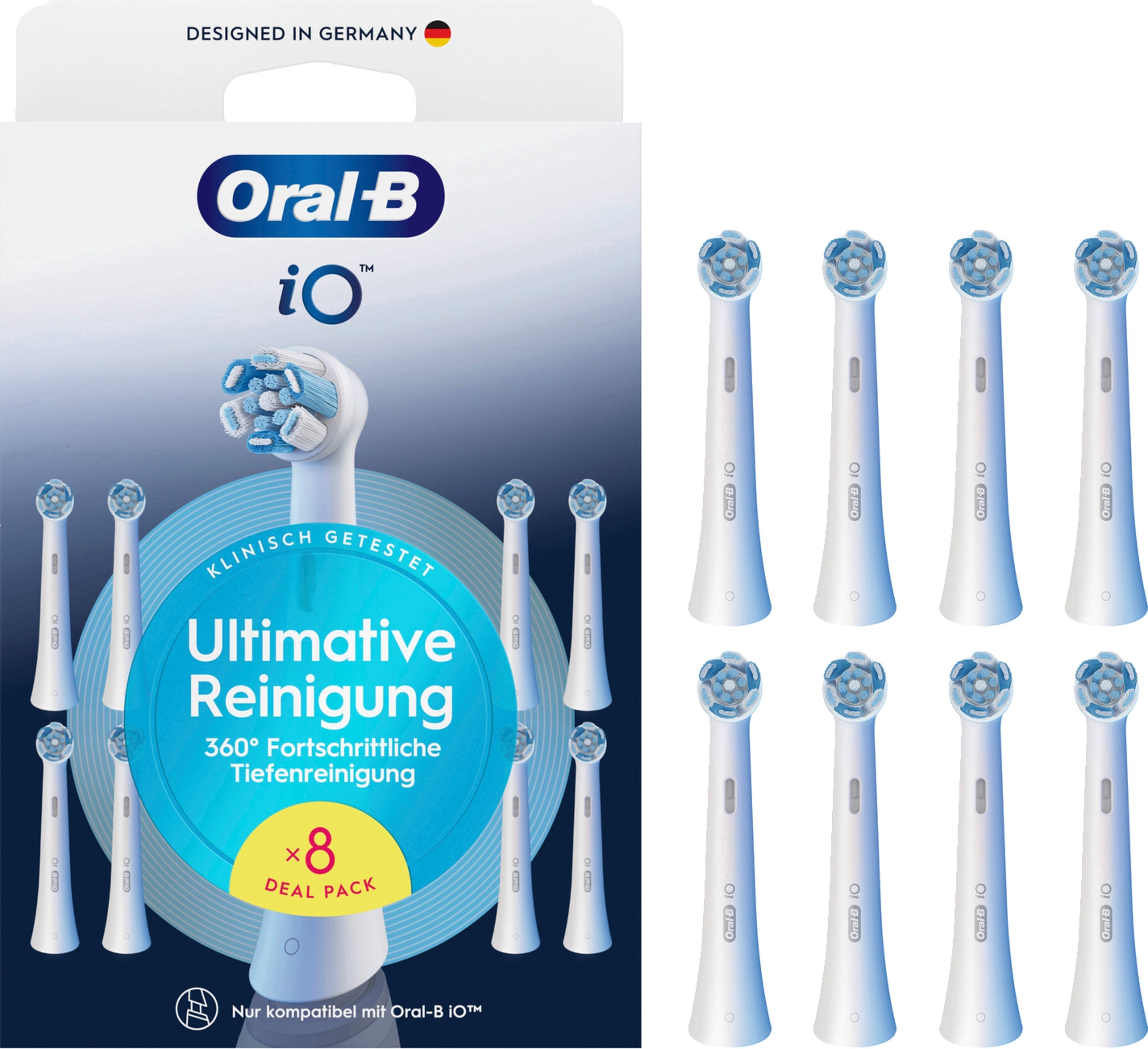 Oral-B Aufsteckbürsten Io Ultimative Reinigung Billboard 8er