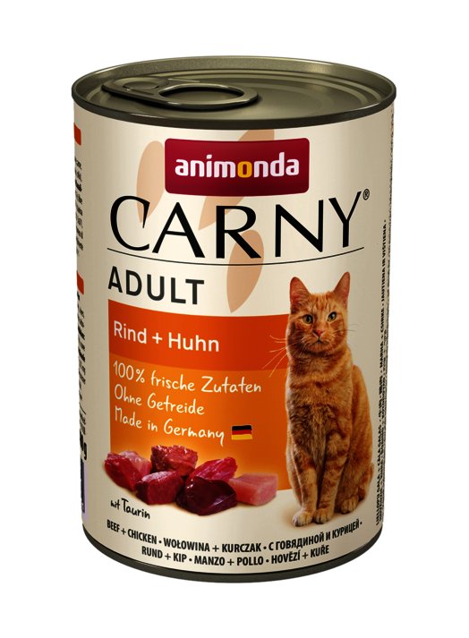 Animonda Carny Adult Sabor: Ternera Y Pollo 400g