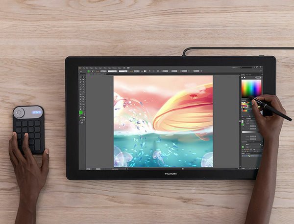 EAN 6930444802271 - HUION PRO 24 4K tableta digitalizadora Negro 5080 líneas por pulgada 527,04 x 296,46 mm USB imagen 5