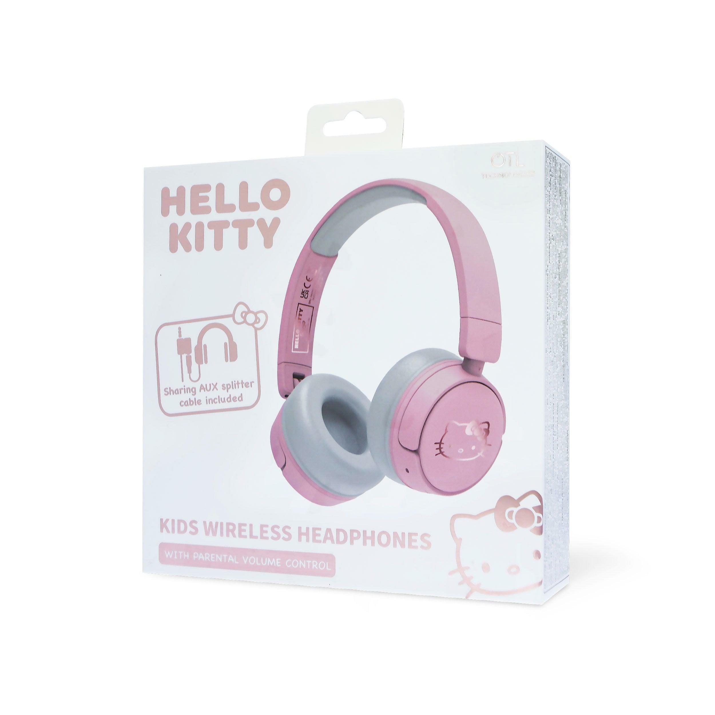 Auriculares Inalambricos Infantiles Rose Gold Hello Kitty
