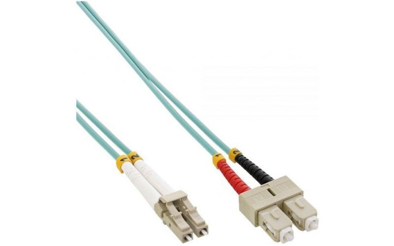 Fiberpatchkabel Lc-Sc Om3 10,0m, 50/125, Multimode,
