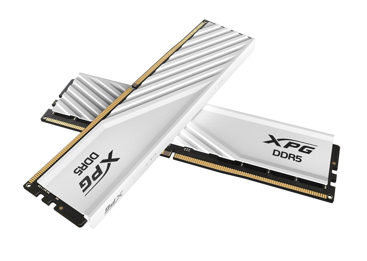 Memoria Adata 16 Gb Ddr5-5600 2x 8 Gb Kit Dual, Ram Blanca, Ax5u5600c468g-Dtlabwh, Xpg Lancer Blade, Intel Xmp, Amd Expo Ax5u5600c468g-Dtlabwh