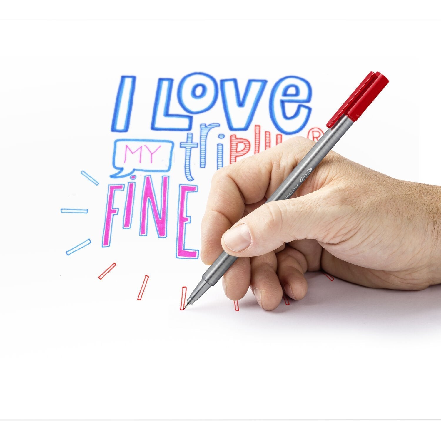 EAN 4007817091111 - Staedtler triplus fineliner 334 rotulador de punta fina 5 pieza(s) imagen 4