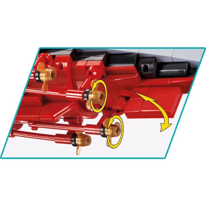 Juguete De Construcción Colección Histórica Cobi "Hms Hood", 4830