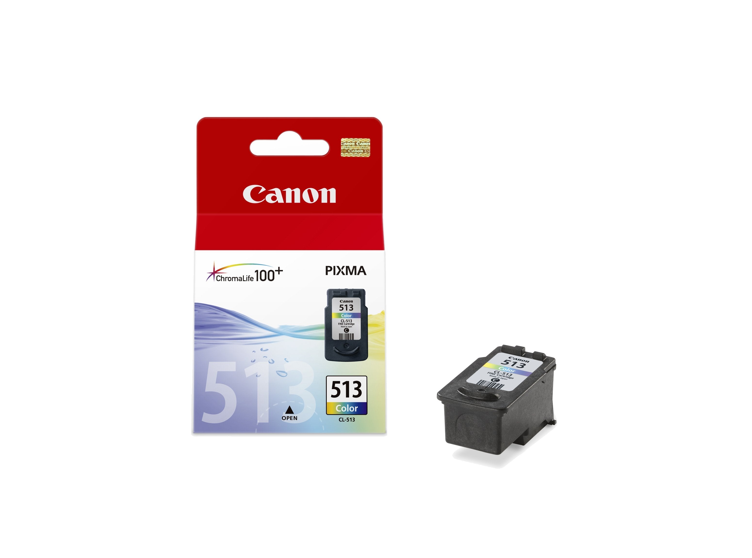 Tinta Original Canon Cl 513 Xl Tricolor 15ml Mp240/ 260/ 480 Blister
