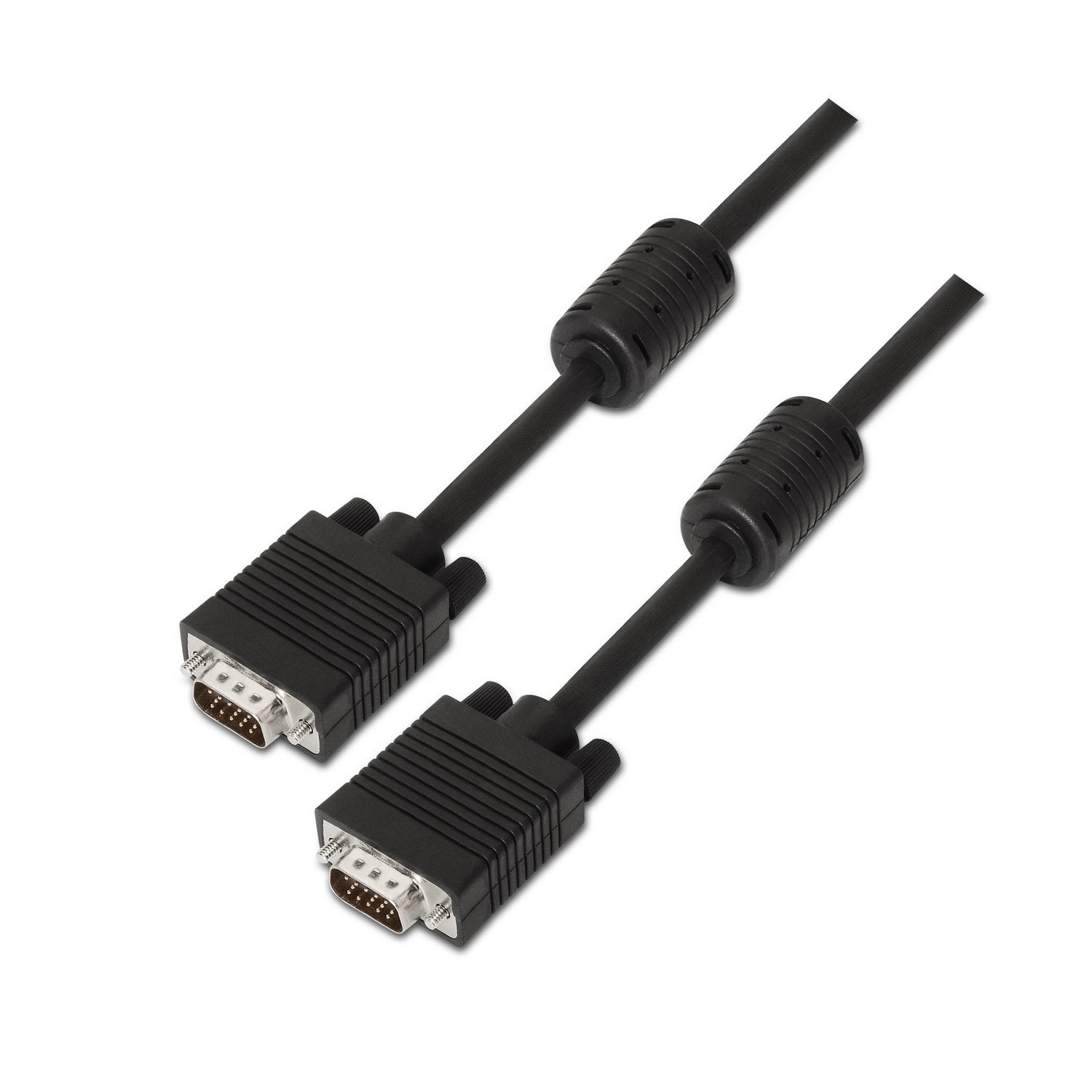 Aisens Cable Svga Con Ferrita - Hdb15/Macho-Hdb15/Macho - 15m - Negro