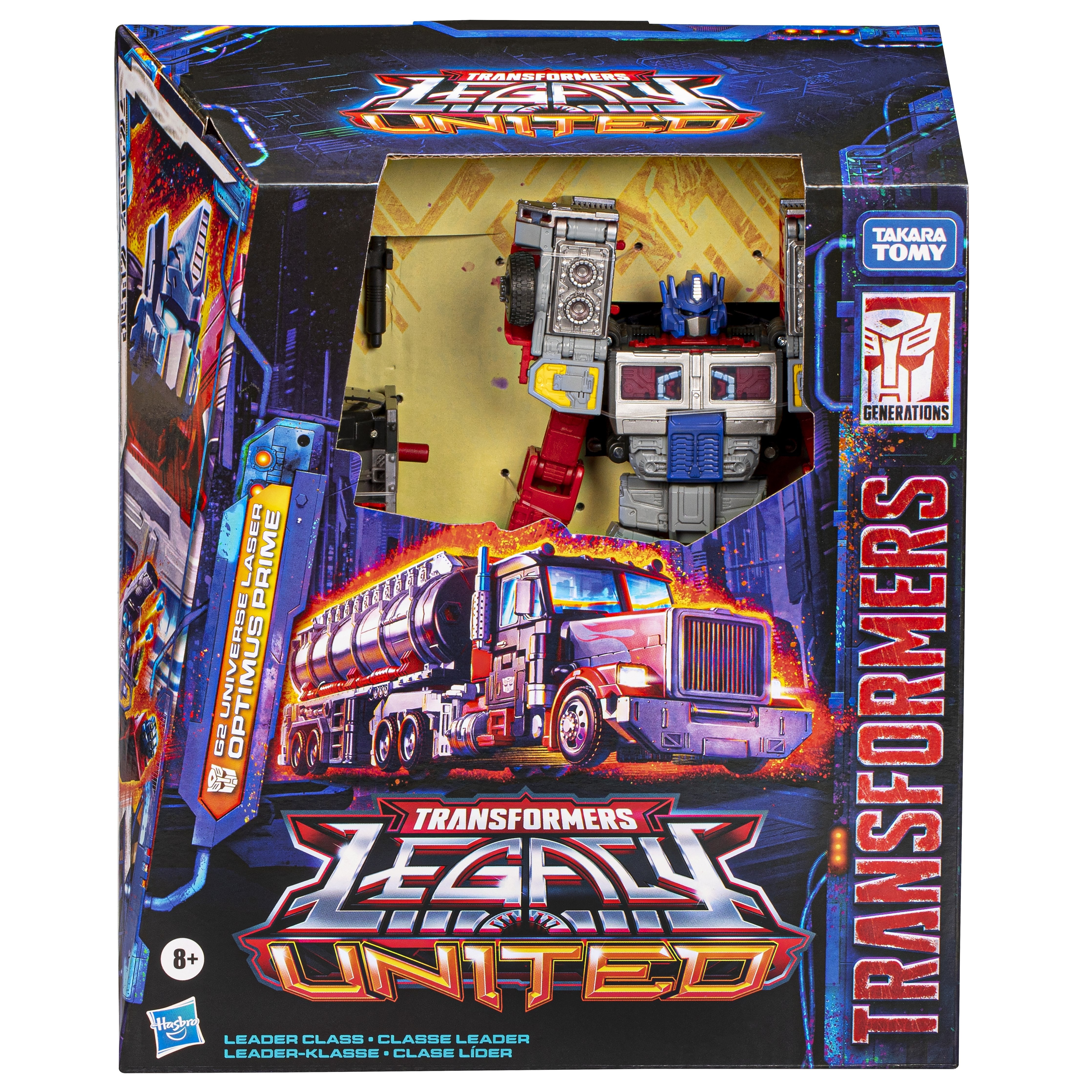 Figura Hasbro Transformers Legaly United Leader Class Optimus Prime