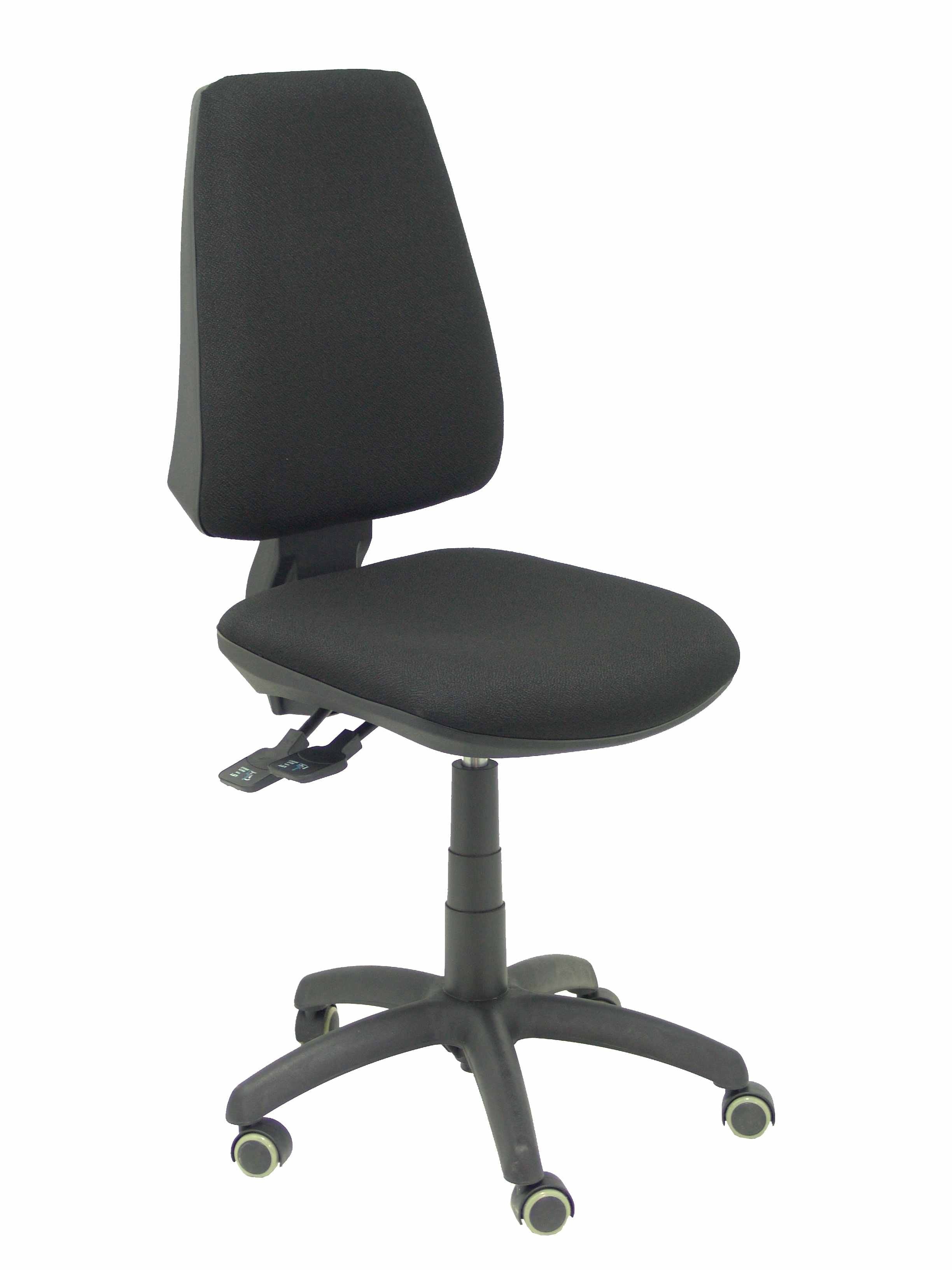 Silla Elche S Bali Negro Ruedas De Parquet