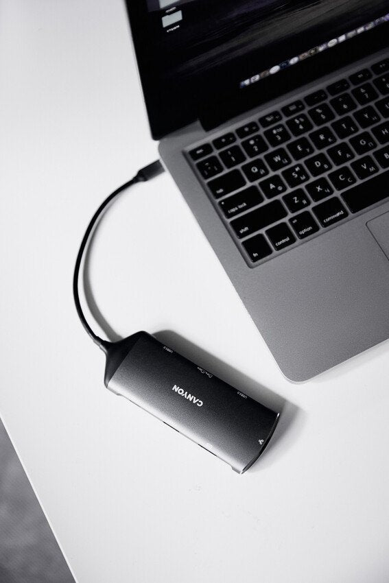 Canyon Usb-8-In1 Hub Usb-C > Hdmi/3xusb/Usb-C/Rj45/Sd Slot Retail