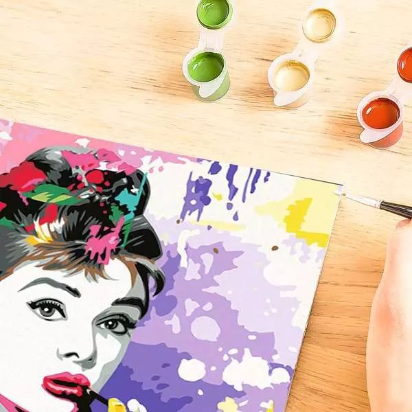 Ravensburger Creart Premium - Audrey Hepburn, Pintura 25526