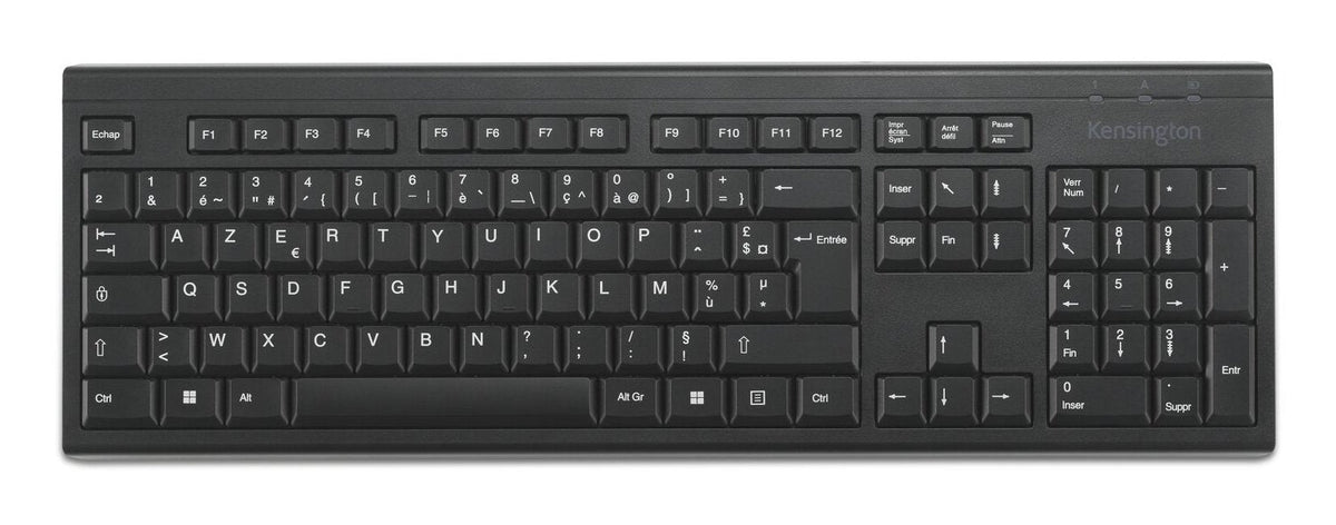 Kensington Kb150 Eq, Teclado Negro, Distribución Fr, Membrana K75561fr