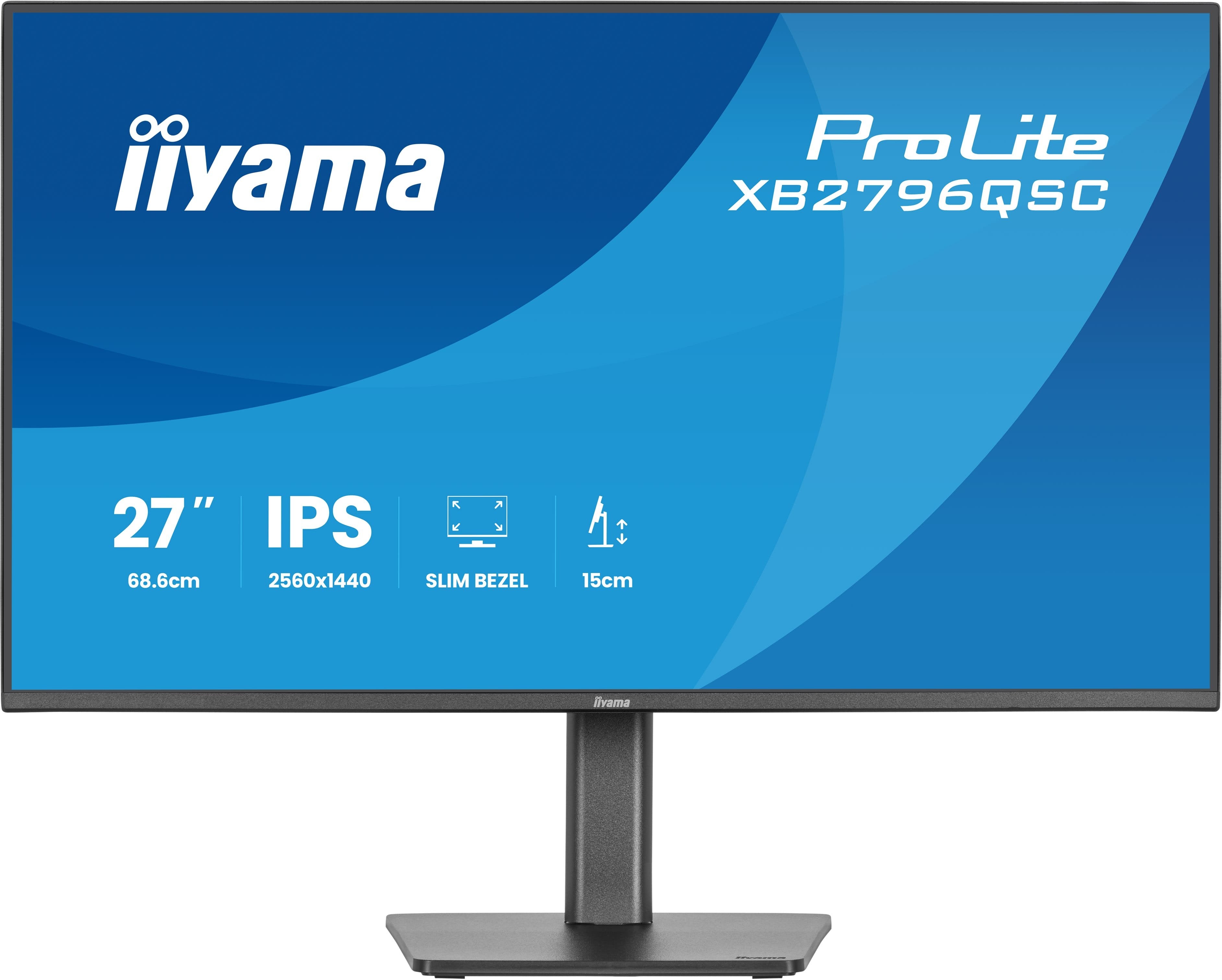 EAN 4948570127023 - iiyama ProLite XB2796QSC-B1 pantalla para PC 68,6 cm (27") 2560 x 1440 Pixeles Quad HD LED Negro imagen 2