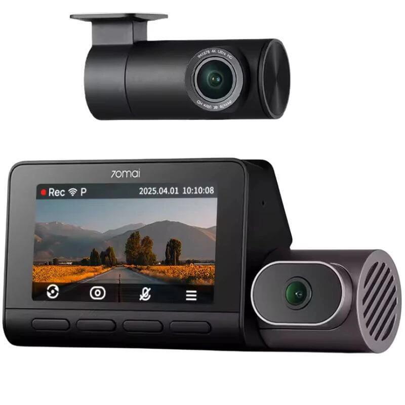 70mai Dash Cam 4k T800 + Cámara Trasera 70mai Rc41 - Premium Set - Desprecintado