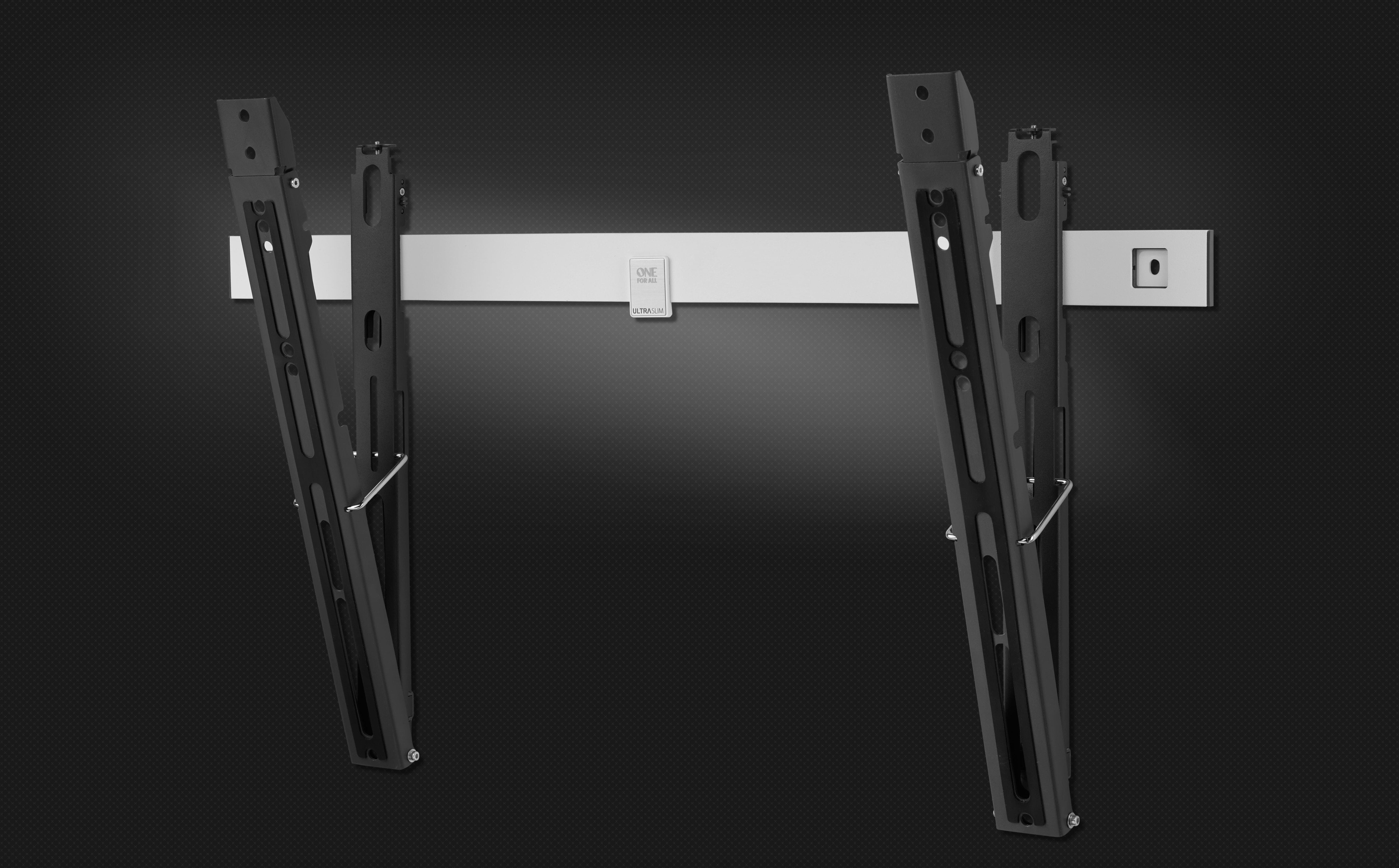 One For All Wm 6621 Soporte De Pared Para Pantalla Plana 2,13 M (84") Negro, Gris