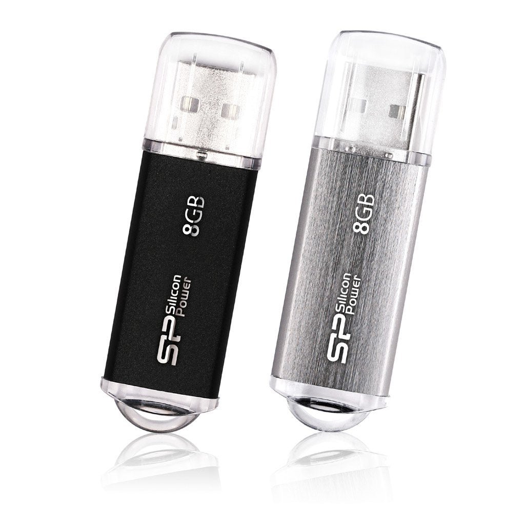 Pendrive Silicon Power 8gb Usb2.0 I-Series/Alu Black