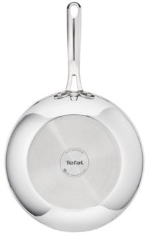 Sartén Wok Tefal Eternal Mesh, Ø 28cm Acero Inoxidable, Con Tapa De Cristal E49716