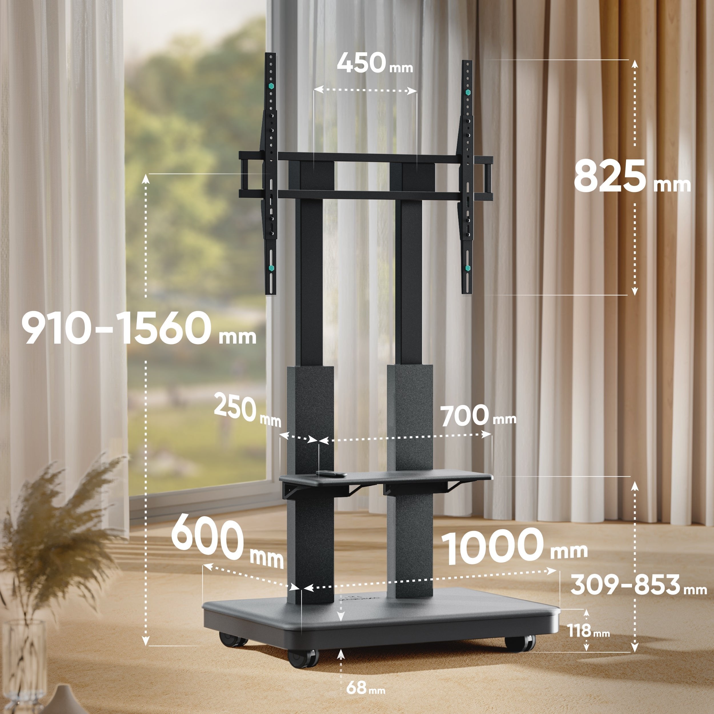 Onkron Ts2811e 3,05 M (120") Negro