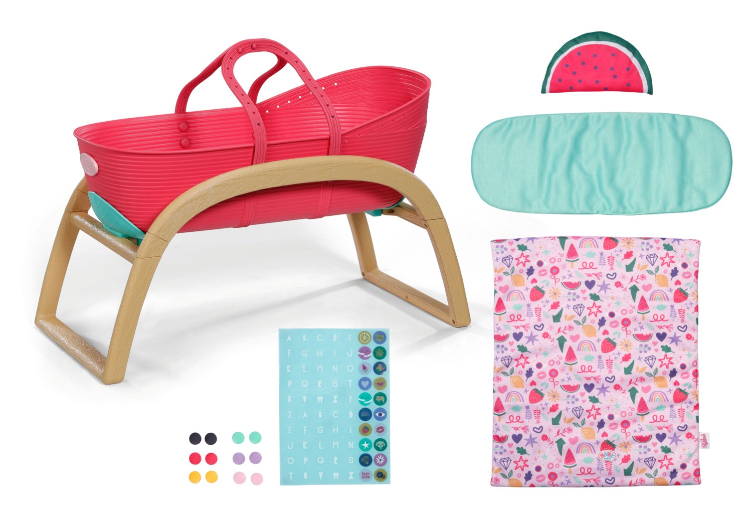 EAN 4001167838075 - BABY born 3 in 1 Pinplay Bassinet Cama/cuna para muñecas imagen 1