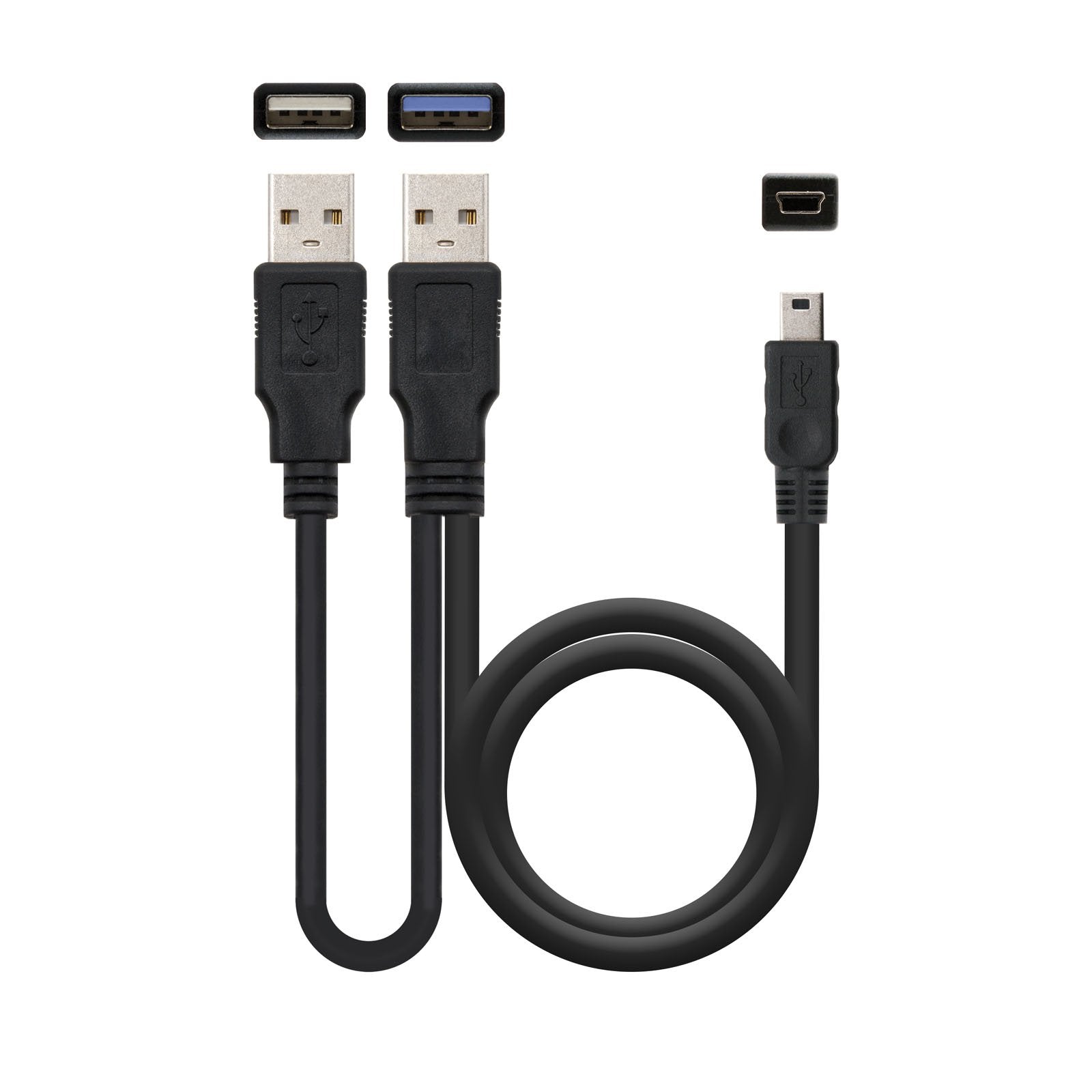 Tooq Carcasa Externa Hdd/Sdd 2.5" Hasta 12,5mm Sata Usb 3.0 - Sin Tornillos - Negro