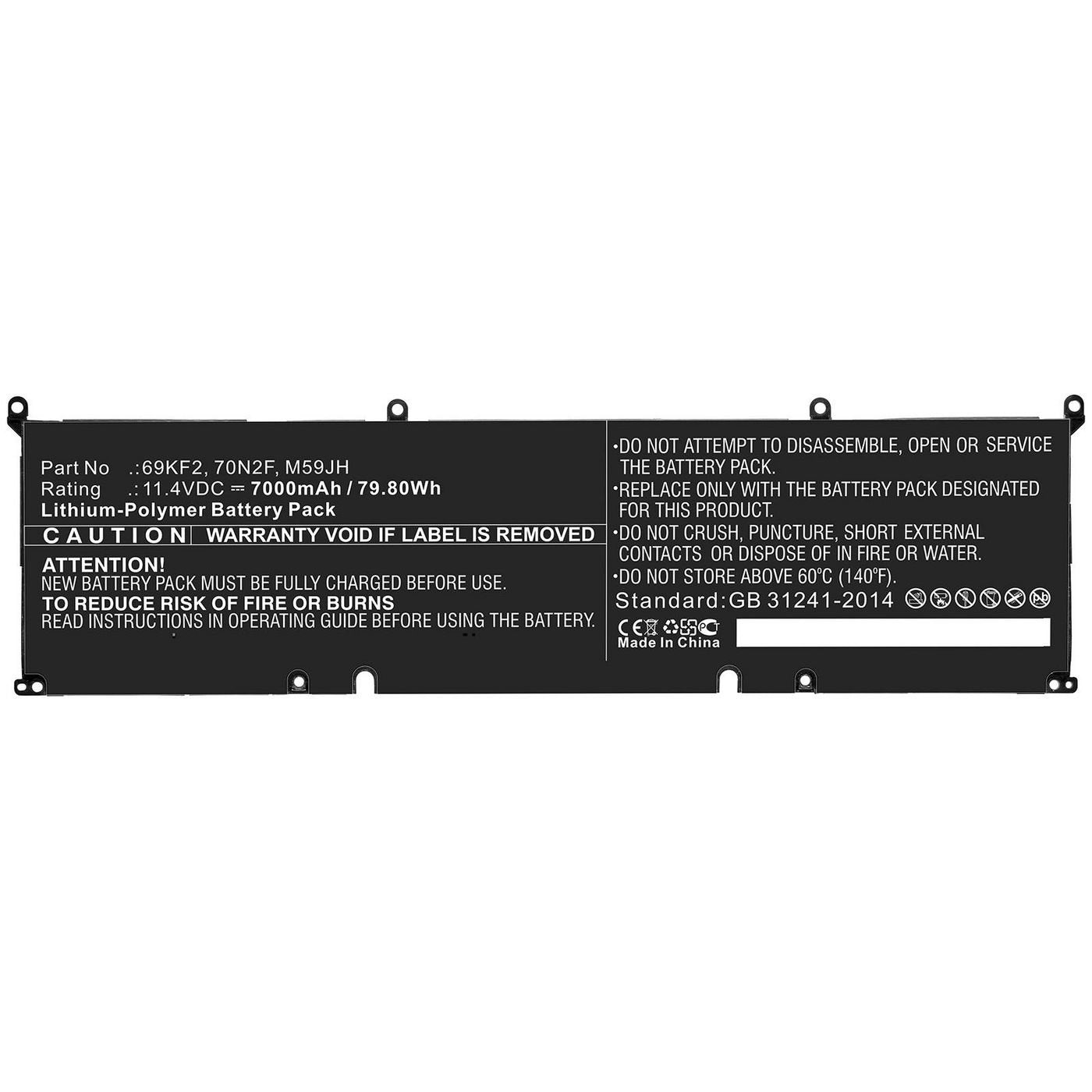 Coreparts Mbxde-Ba0209 Refacción Para Notebook Batería