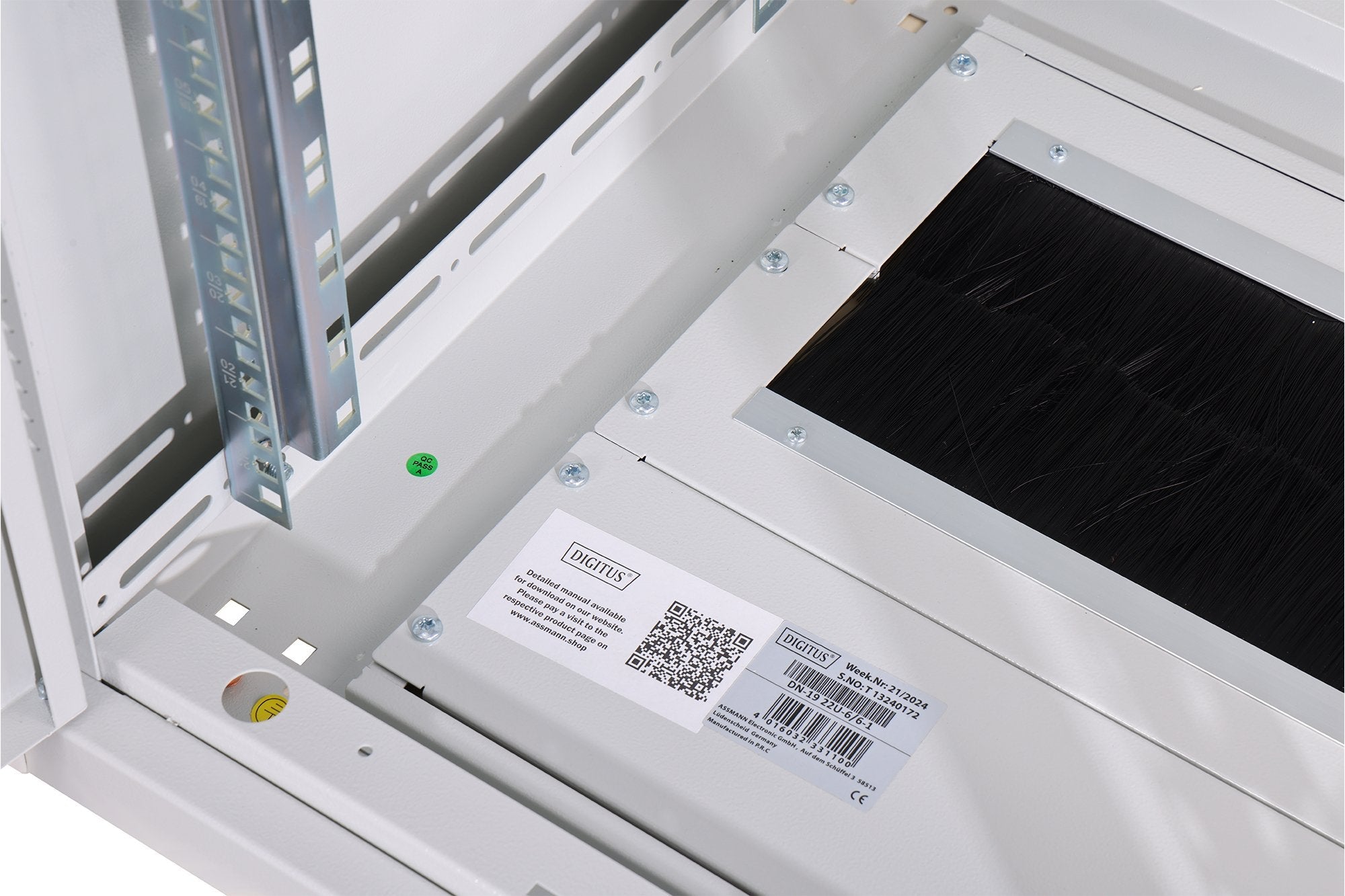 EAN 4016032331100 - Digitus DN-19 22U-6/6-1 armario rack Rack o bastidor independiente Gris imagen 5