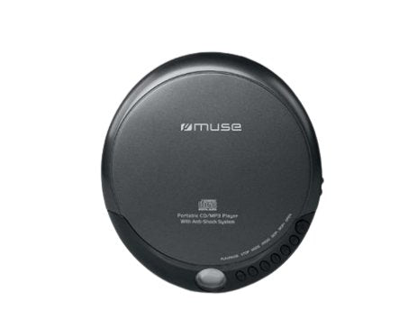 Muse M-900 Dm Portable Cd Mp3 Player With Anti-Shock, Black