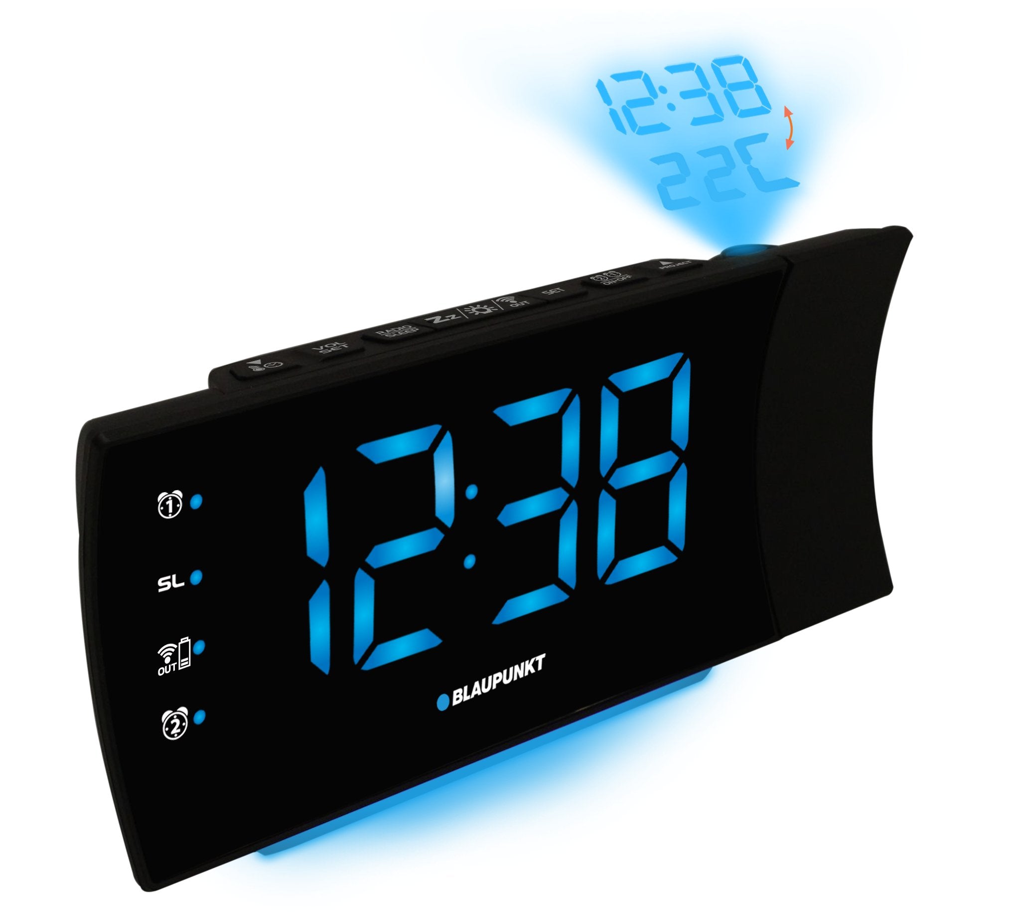 EAN 5901750503221 - Blaupunkt CRP81USB despertador Reloj despertador digital Negro imagen 6