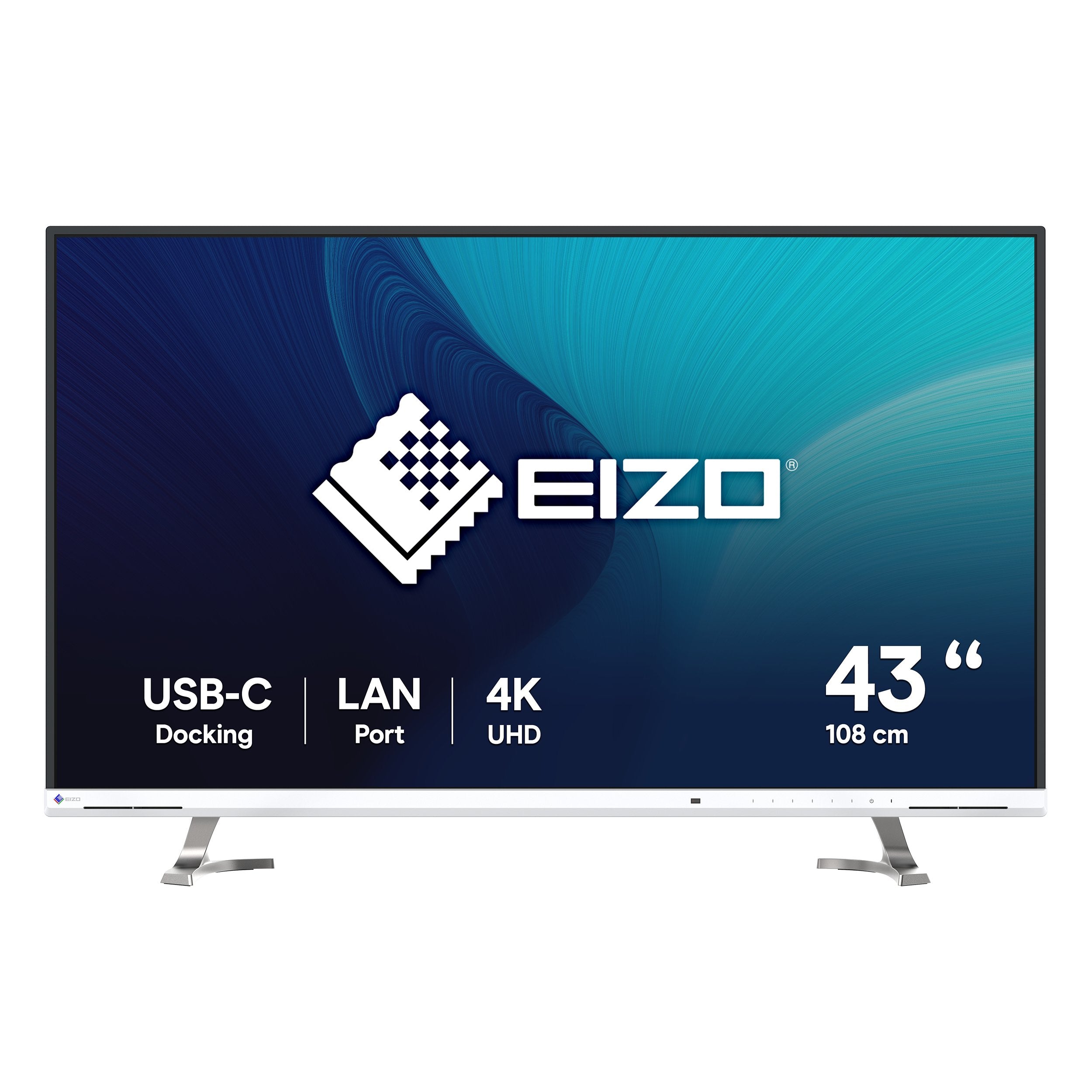 Monitor Eizo Ev4340x-Wt Led 42,5", Blanco, Ultrahd 4k, Ips, Mando A Distancia, Usb-C Ev4340x-Wt