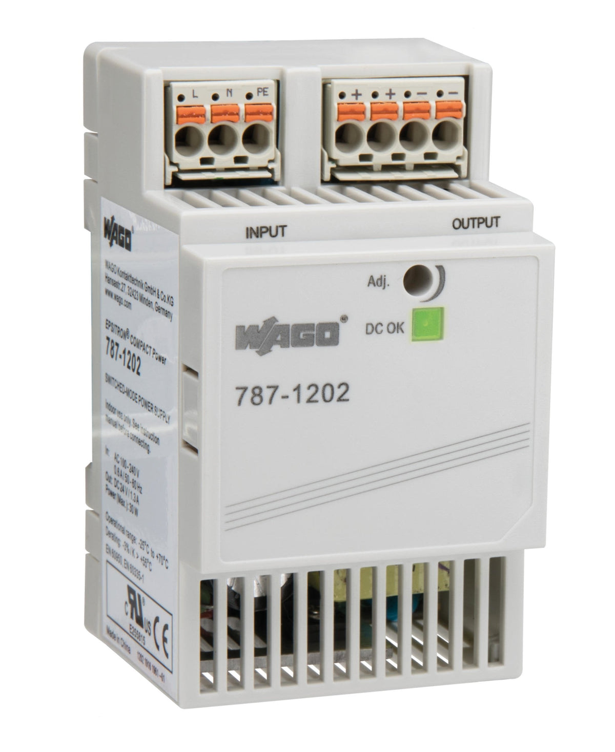 Wago 787-1202 - Fuente De Alimentación Conmutada Carril Din - Fuente De Alimentación - 30 W
