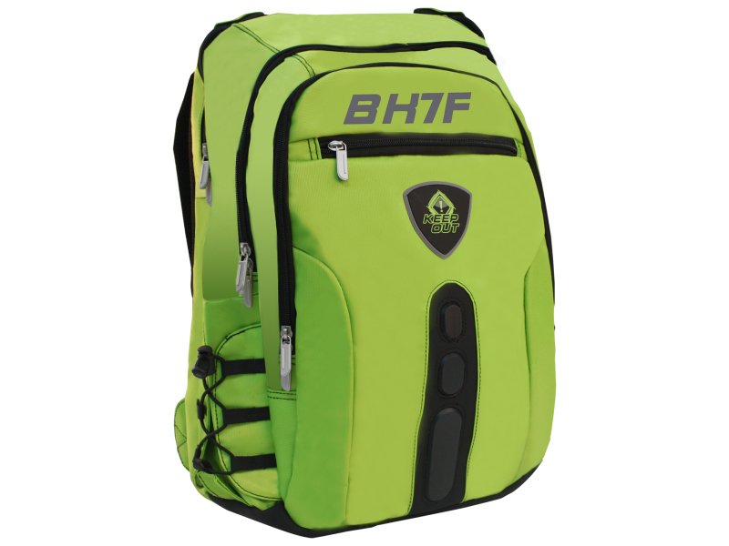 Keep Out Mochila Gaming Bk7 Full Verde 15,6