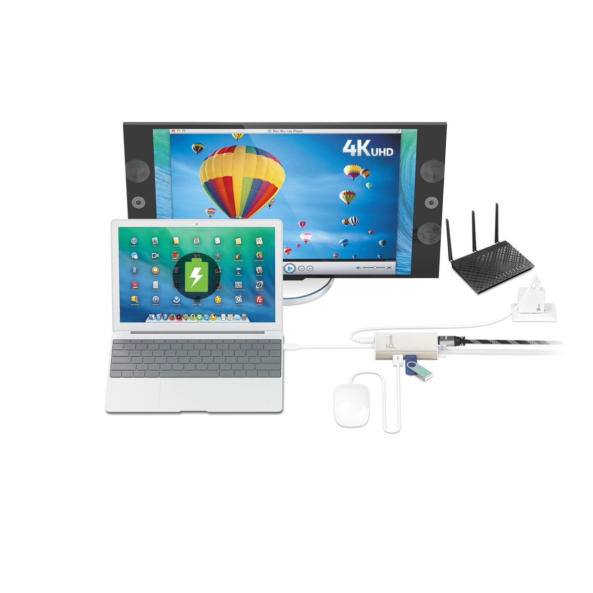 J5create Jca374-N Adaptador Múltiple Usb-C