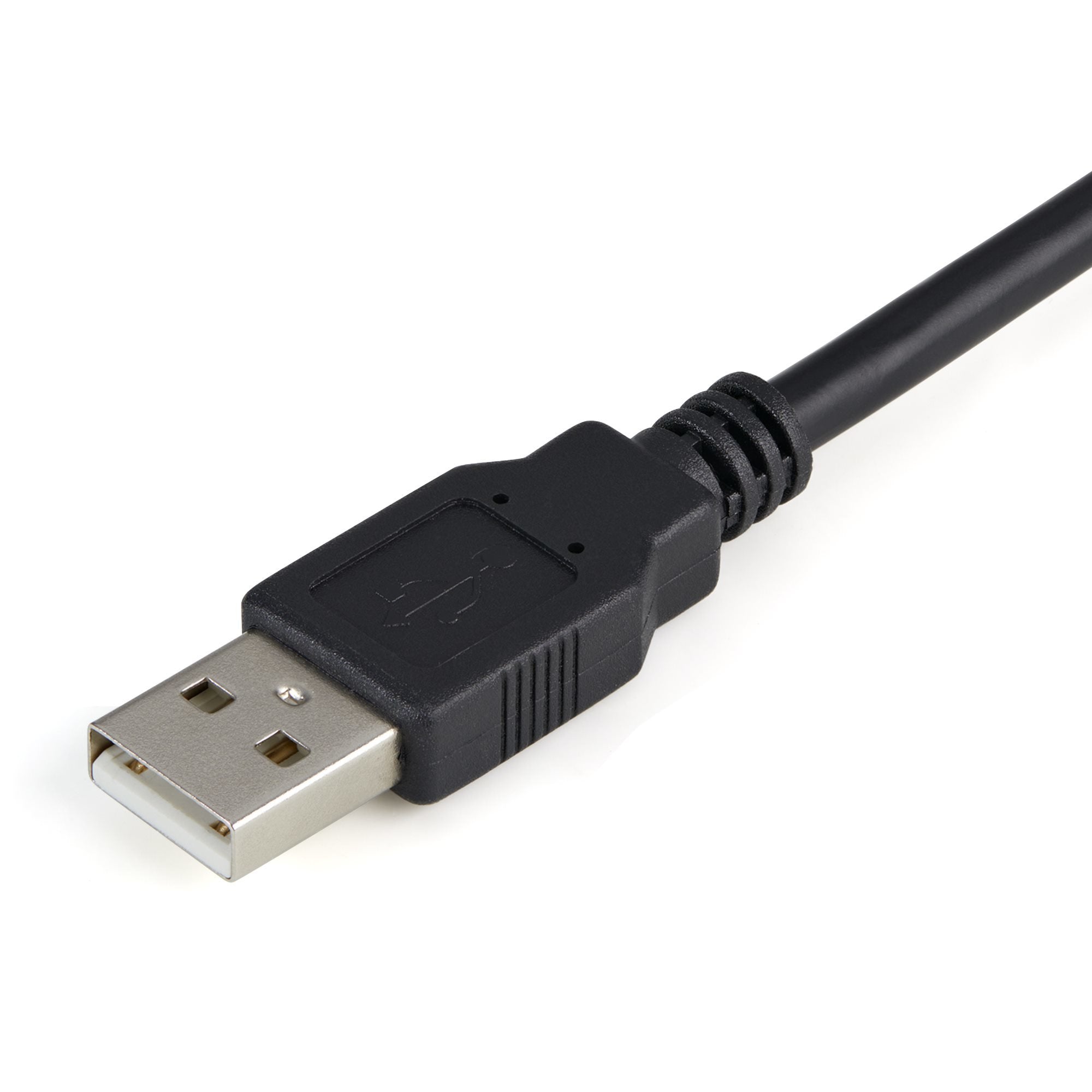 Startech Cable Usb 2.0 A Puerto Serie Rs232 Db9 Con Retencion Del Puerto De Asignacion Com 1,80m Negro
