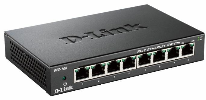 EAN 0790069368202 - D-Link DES-108 Negro imagen 1