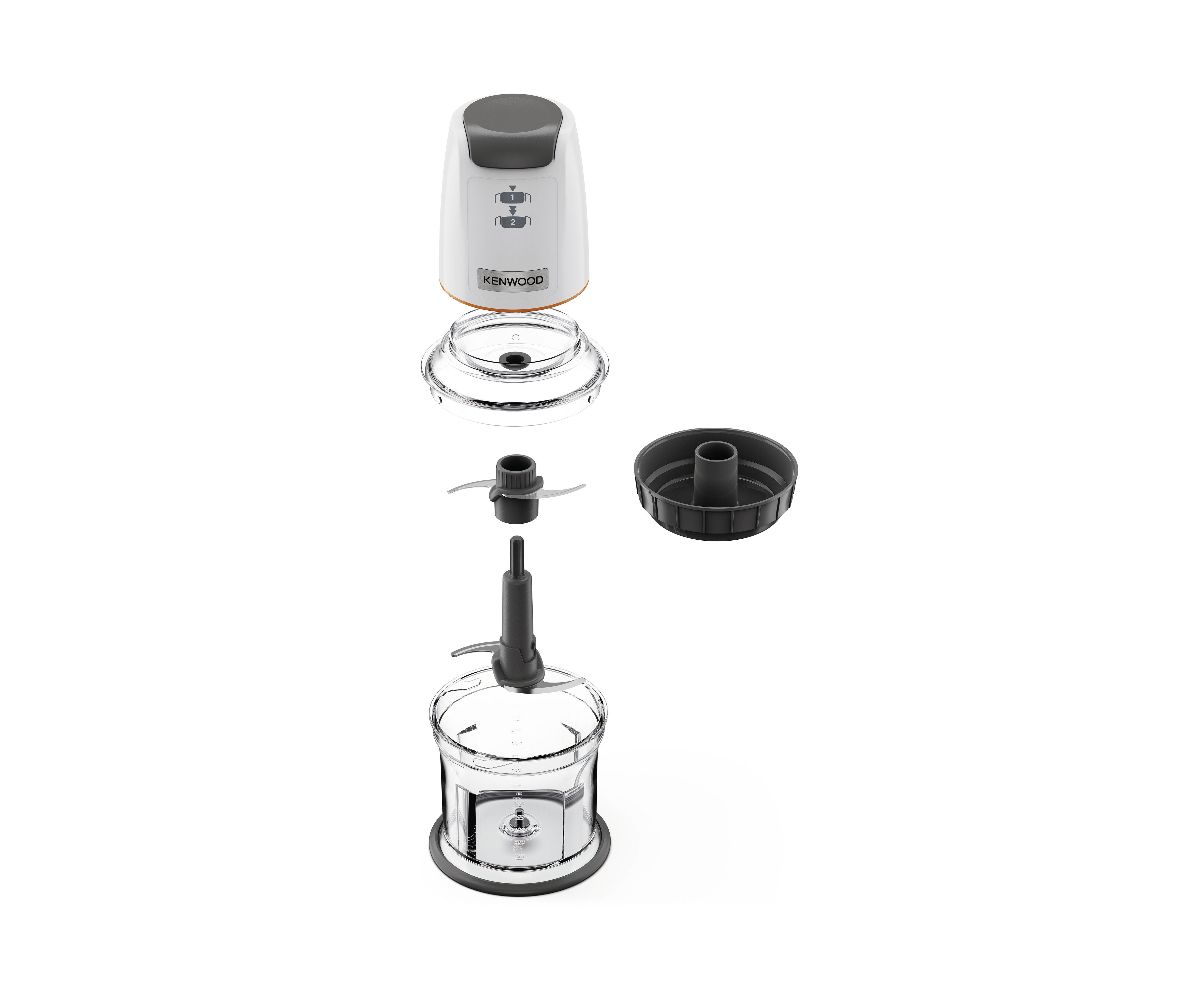 EAN 5011423003542 - Kenwood CHP61.100WH 0,5 L 500 W Gris, Blanco imagen 3