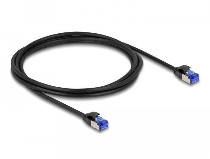 Delock 80228 Cable De Red Rj45 Cat.6a S/Ftp Slim 2 M Negro