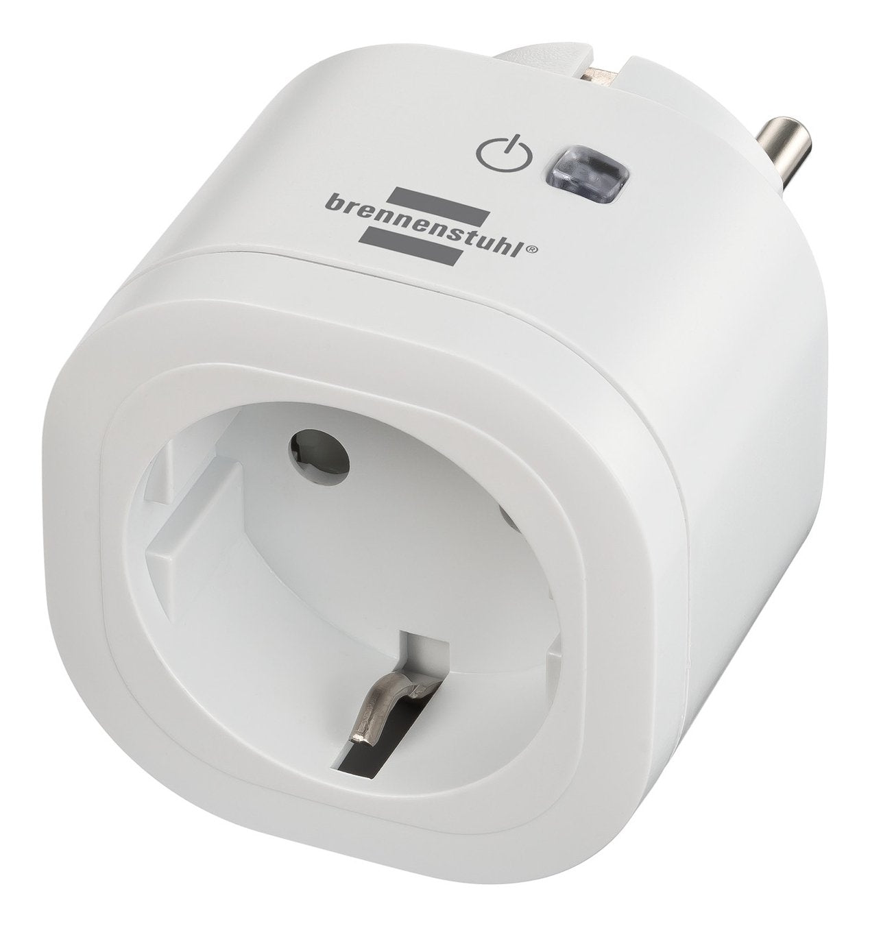 EAN 4007123692880 - Brennenstuhl enchufe inteligente 3680 W Hogar Blanco, Gris imagen 1