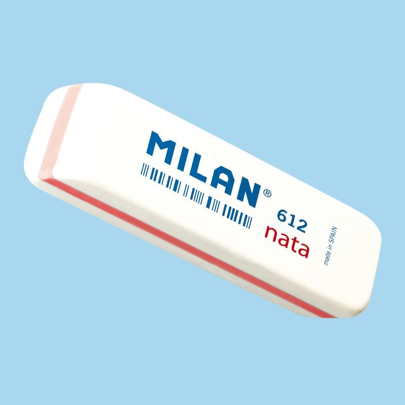 EAN 8414034006129 - Milan CPM612 goma Plástico Blanco 12 pieza(s) imagen 2