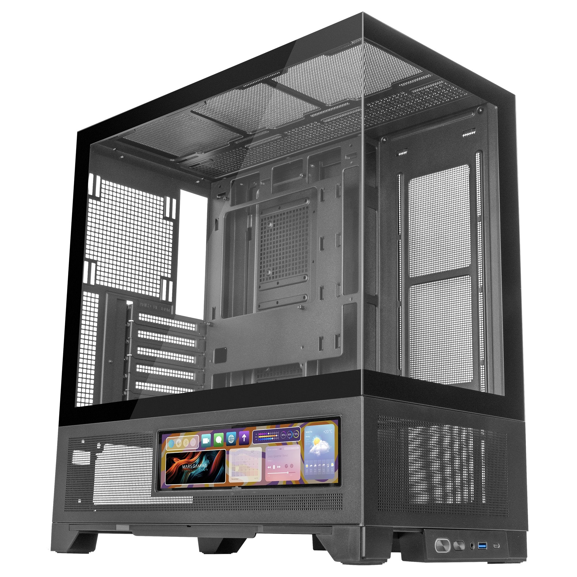 EAN 8435693112556 - Mars Gaming MCLCDX carcasa de ordenador Midi Tower Negro imagen 4