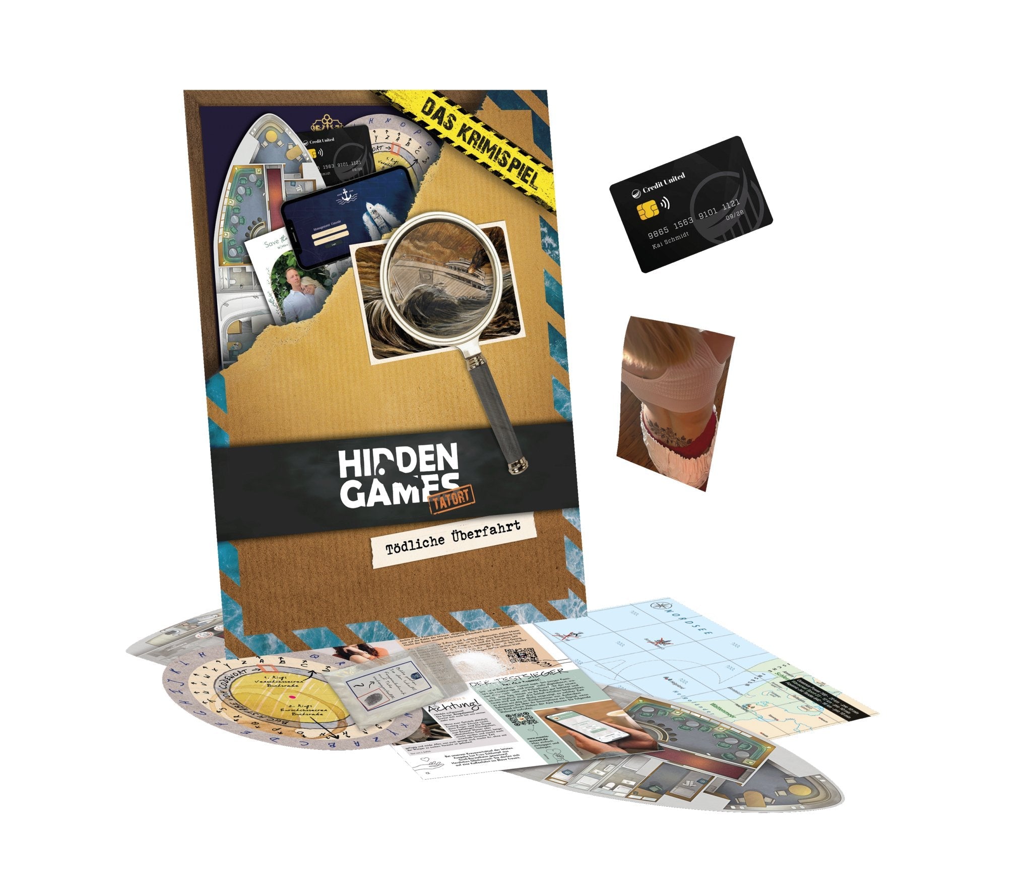 EAN 4260686490977 - Hidden Games HGAK09TU juego de tablero Juego De Cartas Detective imagen 1