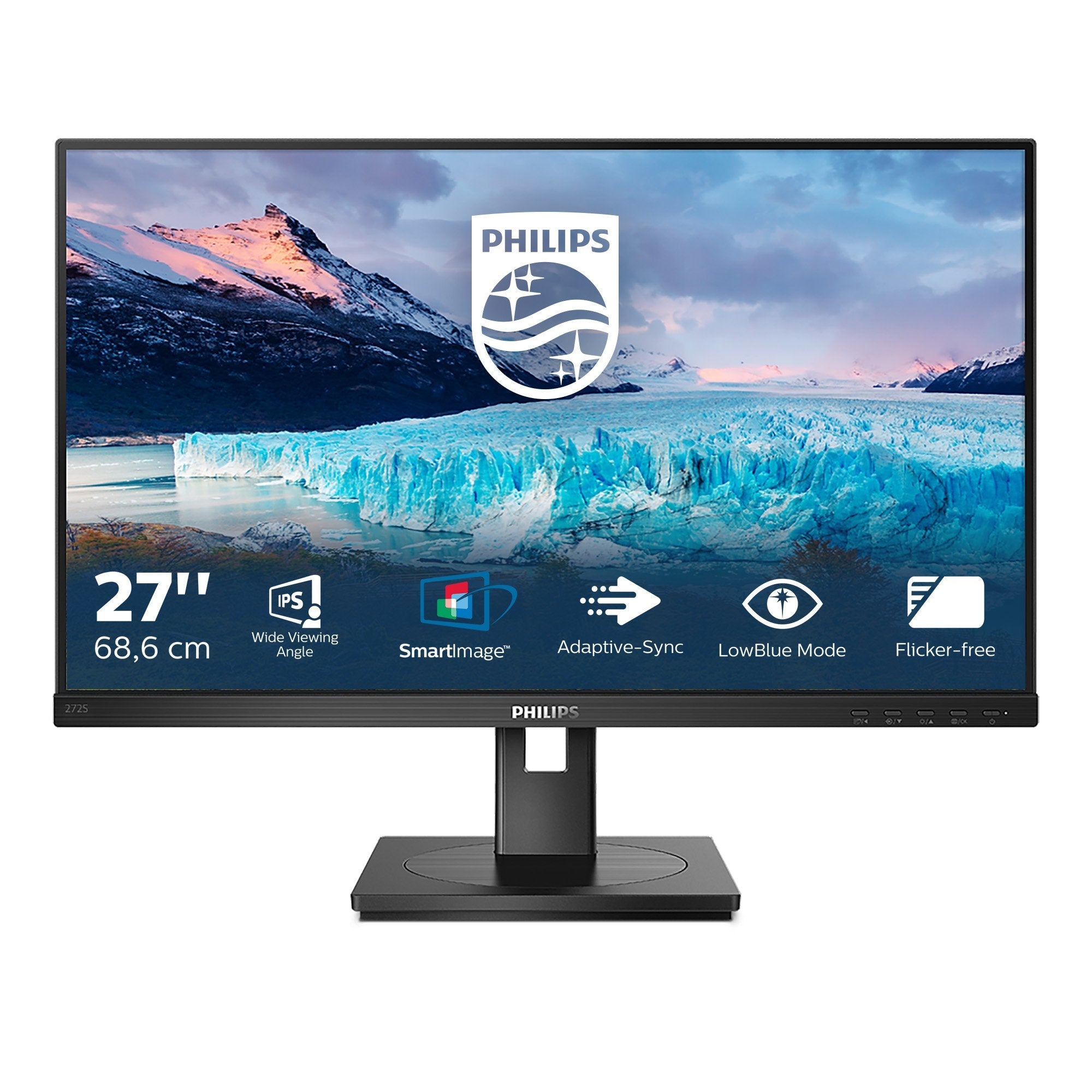 EAN 8712581767273 - Philips S Line 272S1AE/00 pantalla para PC 68,6 cm (27") 1920 x 1080 Pixeles Full HD LCD Negro imagen 2