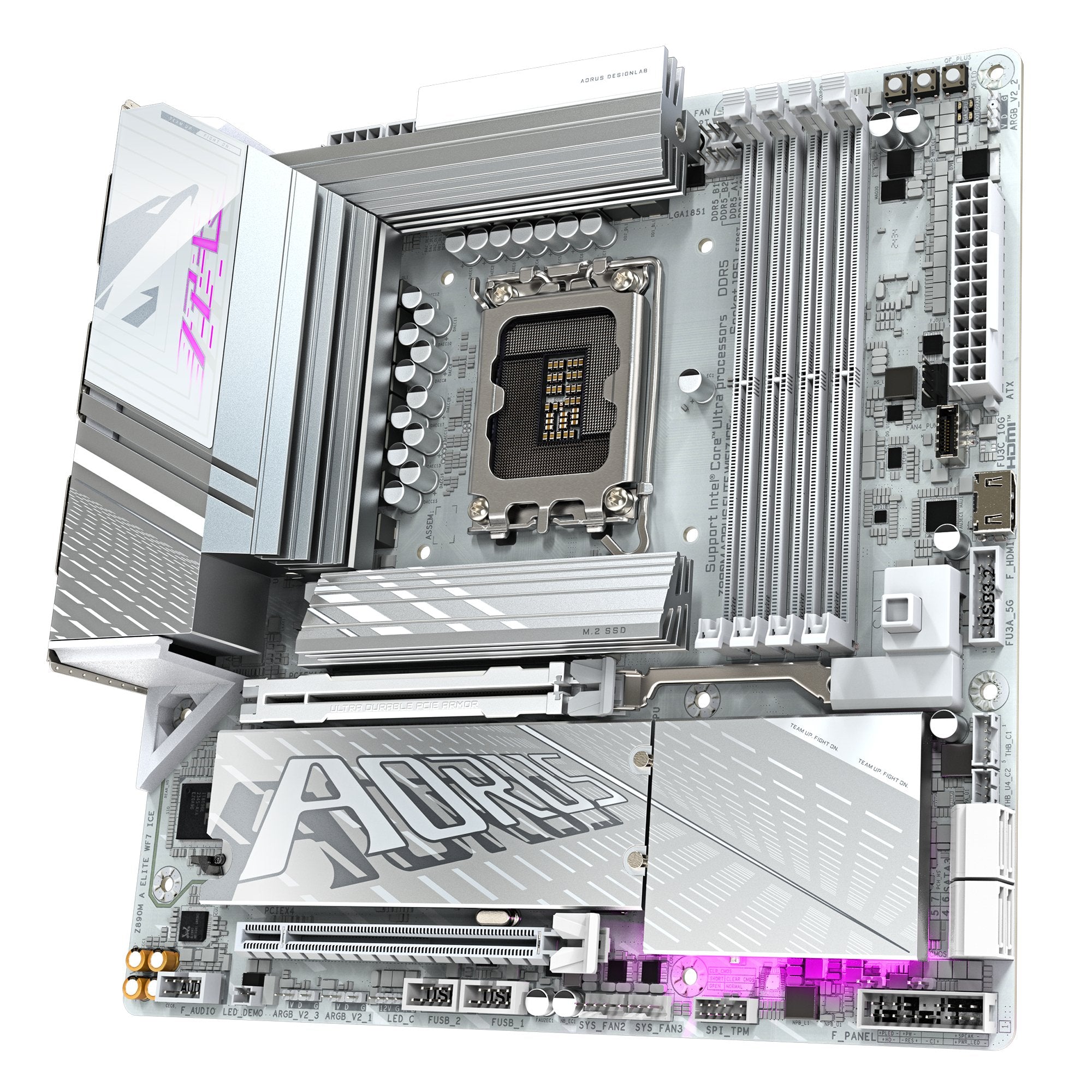 EAN 4719331865269 - GIGABYTE Z890M AORUS ELITE WIFI7 ICE Intel Z890 LGA 1851 (Socket V1) ATX imagen 4