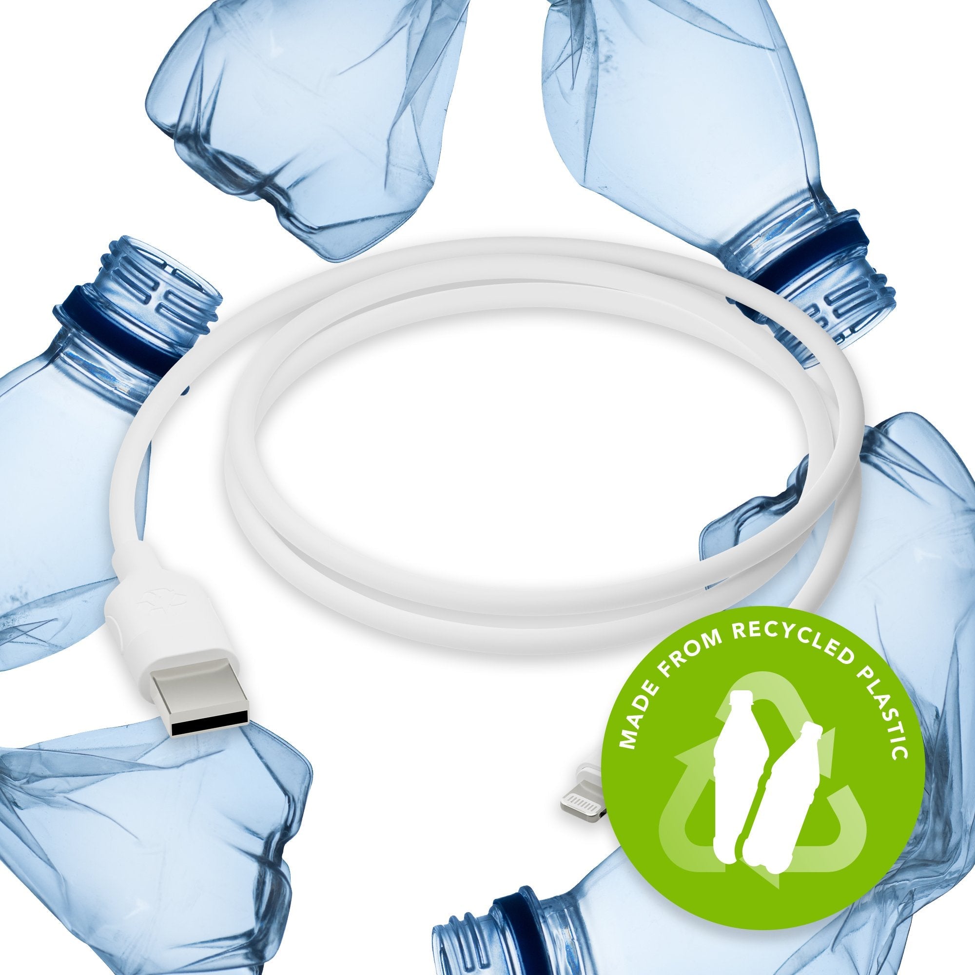 Dbramante1928 Re-Charge Cable Lightning Usb Macho A Lightning Macho 1.2 M 100 % Plástico Reciclado
